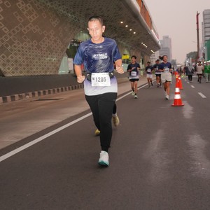 Race photo from KEMLU RUN 2026