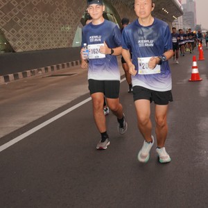 Race photo from KEMLU RUN 2026