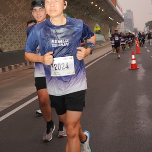 Race photo from KEMLU RUN 2026