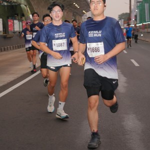 Race photo from KEMLU RUN 2026