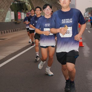 Race photo from KEMLU RUN 2026
