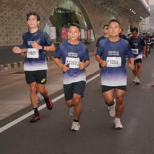 Race photo from KEMLU RUN 2026
