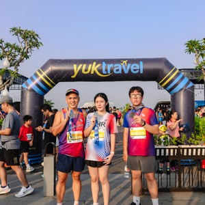 Race photo from YUK TRAVEL RUN
