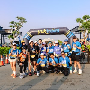 Race photo from YUK TRAVEL RUN