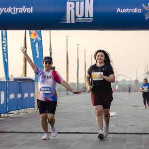 Race photo from YUK TRAVEL RUN