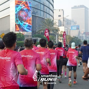 Race photo from SMARTFREN RUN 2026 VIBES