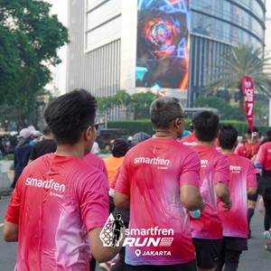 Race photo from SMARTFREN RUN 2026 VIBES