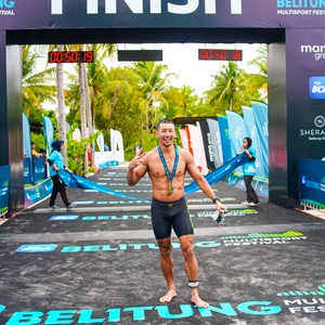 Race photo from Belitung Multisport Festival