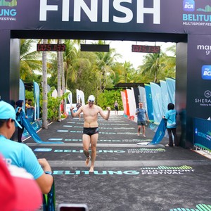 Race photo from Belitung Multisport Festival