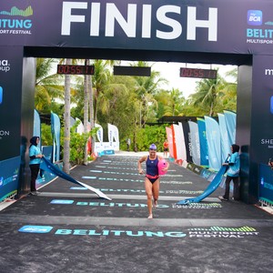 Race photo from Belitung Multisport Festival