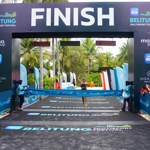 Race photo from Belitung Multisport Festival