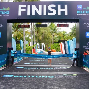 Race photo from Belitung Multisport Festival