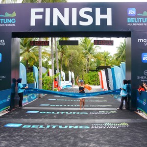 Race photo from Belitung Multisport Festival