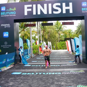 Race photo from Belitung Multisport Festival