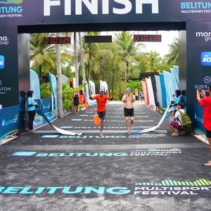 Race photo from Belitung Multisport Festival