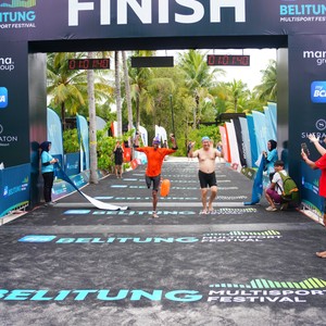 Race photo from Belitung Multisport Festival