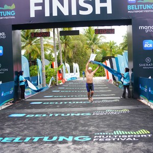 Race photo from Belitung Multisport Festival