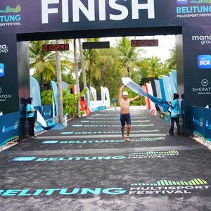 Race photo from Belitung Multisport Festival