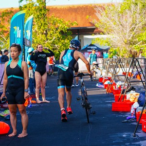 Race photo from Belitung Multisport Festival