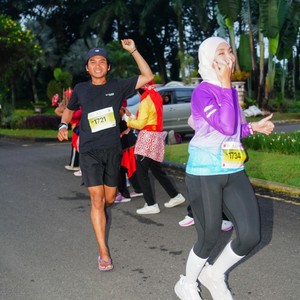 Race photo from BOGORUN 2026