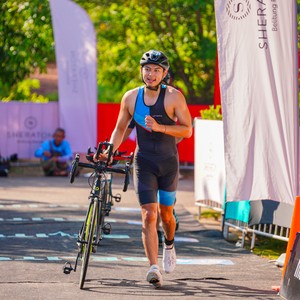 Race photo from Belitung Multisport Festival