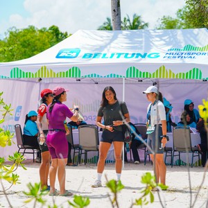 Race photo from Belitung Multisport Festival