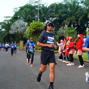 Race photo from BOGORUN 2026