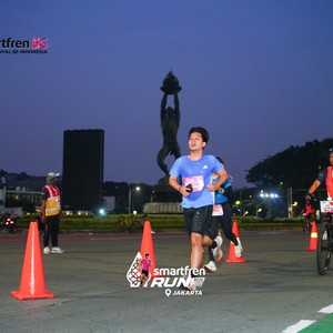 Race photo from SMARTFREN RUN 2026