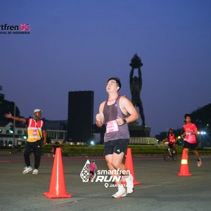Race photo from SMARTFREN RUN 2026