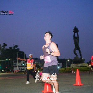 Race photo from SMARTFREN RUN 2026