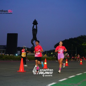 Race photo from SMARTFREN RUN 2026
