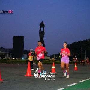 Race photo from SMARTFREN RUN 2026