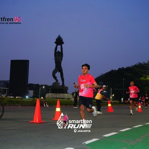 Race photo from SMARTFREN RUN 2026