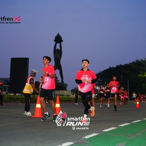 Race photo from SMARTFREN RUN 2026