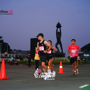 Race photo from SMARTFREN RUN 2026