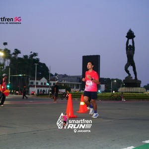 Race photo from SMARTFREN RUN 2026