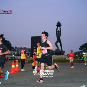 Race photo from SMARTFREN RUN 2026