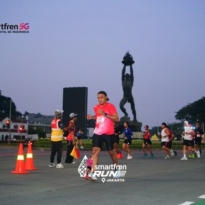 Race photo from SMARTFREN RUN 2026