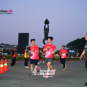 Race photo from SMARTFREN RUN 2026