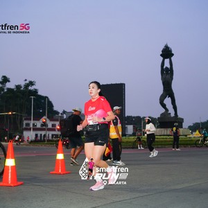 Race photo from SMARTFREN RUN 2026