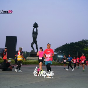 Race photo from SMARTFREN RUN 2026