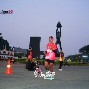 Race photo from SMARTFREN RUN 2026