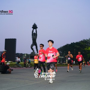 Race photo from SMARTFREN RUN 2026