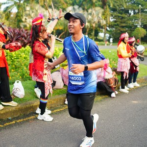 Race photo from BOGORUN 2026