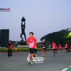 Race photo from SMARTFREN RUN 2026