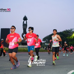 Race photo from SMARTFREN RUN 2026