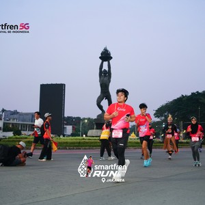 Race photo from SMARTFREN RUN 2026