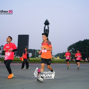 Race photo from SMARTFREN RUN 2026