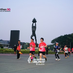 Race photo from SMARTFREN RUN 2026