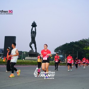Race photo from SMARTFREN RUN 2026